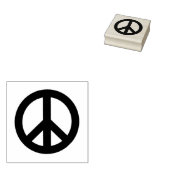 Vredesgebaar Rubberstempel (Gestempeld)