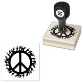 Vredesgebaar Rubberstempel (Gestempeld)