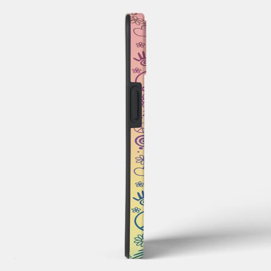 Vredesgebaren Symbool Rainbow Case-Mate iPhone Case (Achterkant / Rechts)