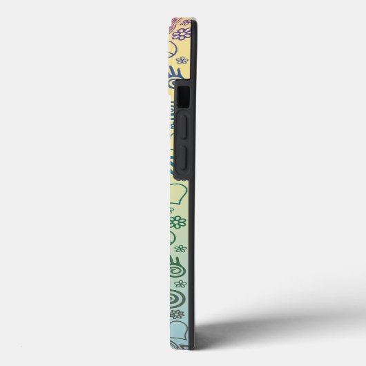 Vredesgebaren Symbool Rainbow Case-Mate iPhone Case (Achterkant / Links)