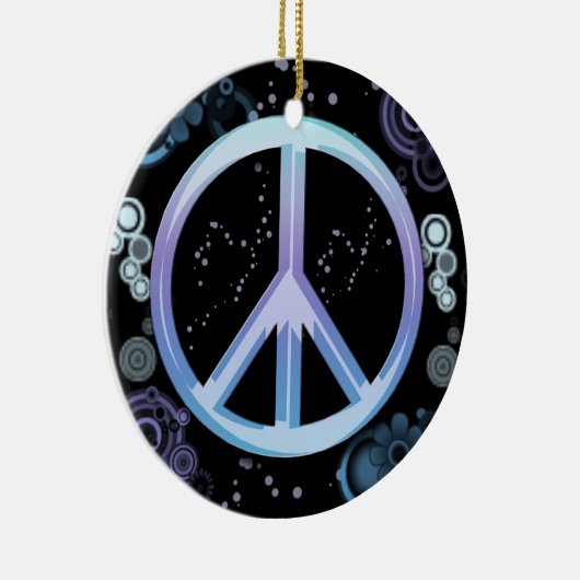 Vredesgebarentaal Keramisch Ornament (Rechts)