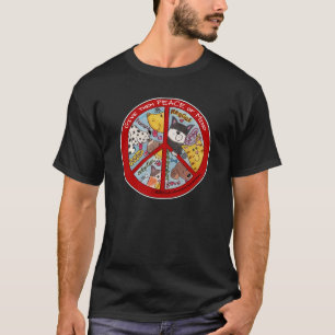 Vredesgebarentaal voor dieren t-shirt