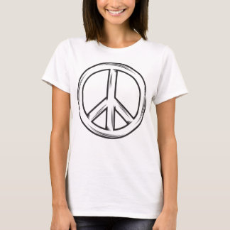 Vredesgebarentaal voor T-Shirt Peace Sign Hand Shi