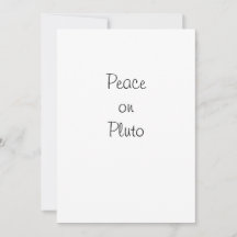 Vredesgroet van Pluto kaart