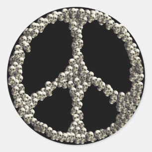 vredeshandleidingen ronde sticker