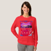 Vredesinstrument - Abstracte digitale kunst. T-shirt (Voorkant volledig)