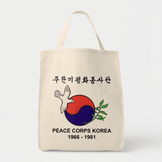 Vredeskorps Korea Grocery Tas (Voorkant)