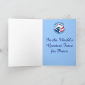 Vredeskorps - Wenskaart Kaart (Binnen)