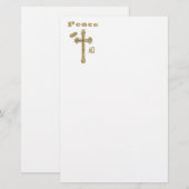 vredeskruis briefpapier (Voorkant / Achterkant)
