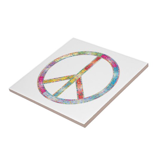 vredeskunstje tegeltje (Zijkant)