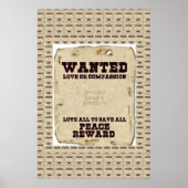 Vredesliefde en eenheid poster (Voorkant)