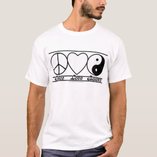 Vredesliefde en evenwicht t-shirt