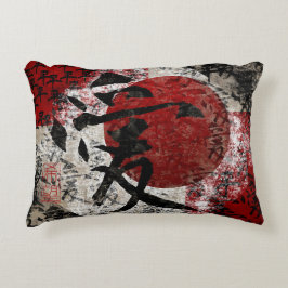 Vredesliefde en hoop #1 decoratief kussen