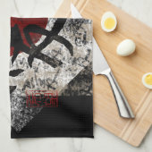 Vredesliefde en hoop #3 theedoek (Quarter Fold)