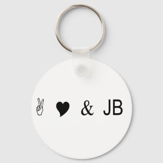vredesliefde en jb sleutelhanger