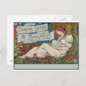 Vredesliefde en lezen briefkaart (Voorkant / Achterkant)