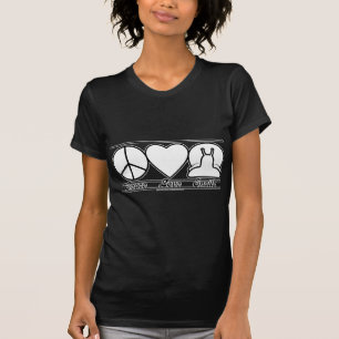 Vredesliefde en slakken t-shirt