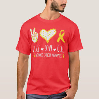 vredesliefde genezen Kinderkanker Bewustmakingslin T-shirt