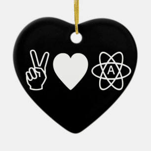 Vredesliefdesatheïsme Keramisch Ornament