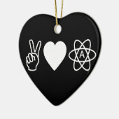 Vredesliefdesatheïsme Keramisch Ornament (Links)