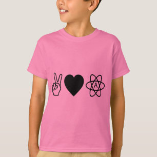 Vredesliefdesatheïsme T-shirt