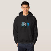 Vredesliefdesautisme Autisme Hoodie (Voorkant volledig)