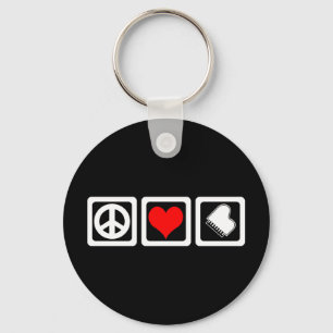 Vredesliefdespiano Sleutelhanger