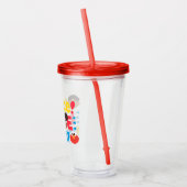 Vredesliefdesrespect Acryl Drinkbeker (Links)