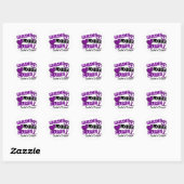 VREDESLOVE CURE CROHNS ZIEKTE RONDE STICKER (Vel)