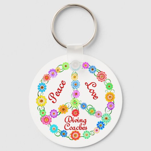 VREDESLOVE DIVING COACHES SLEUTELHANGER (Voorkant)