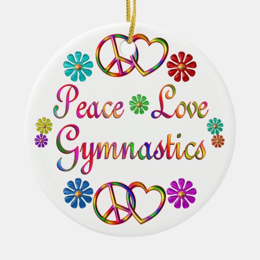 VREDESLOVE GYMNASTICA KERAMISCH ORNAMENT (Voorkant)