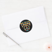 Vredesmaffia Ronde Sticker (Envelop)