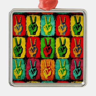 Vredesmetaalornament Metalen Ornament