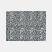 Vredesnalaten Fleece Deken (Voorkant (Horizontaal))