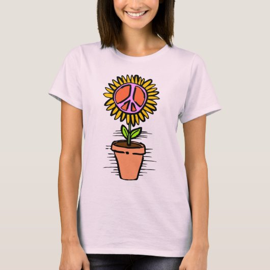 VREDESONTWERP VOOR VROUWEN T-SHIRT (Voorkant)