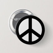 Vredespictogram Ronde Button 5,7 Cm (Voorkant /achterkant)