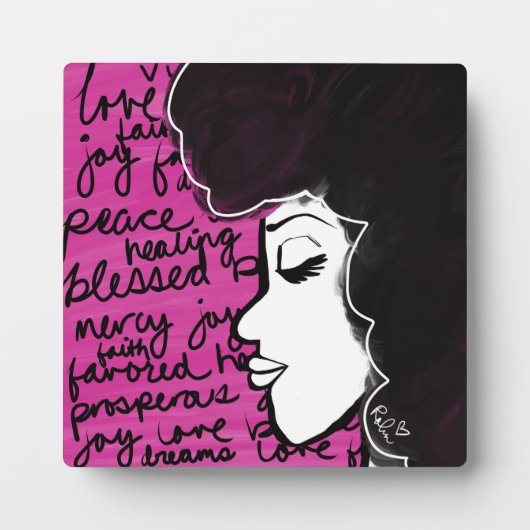 Vredesprogramma zonder grenzen met Easel Fotoplaat (Voorkant)