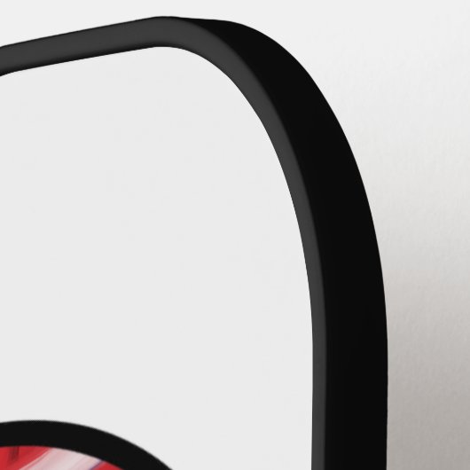 Vredessignalen Vlag kleuren Pickleball Paddle (Links Detail)