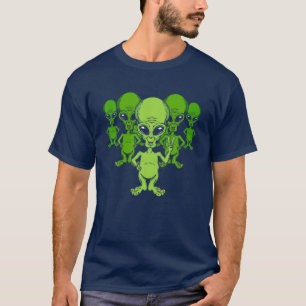 Vredessignatie grappige vuurzee van buitenlanders  t-shirt