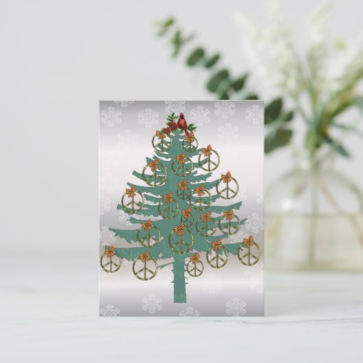 vredesstructuur briefkaart (Staand voorkant)