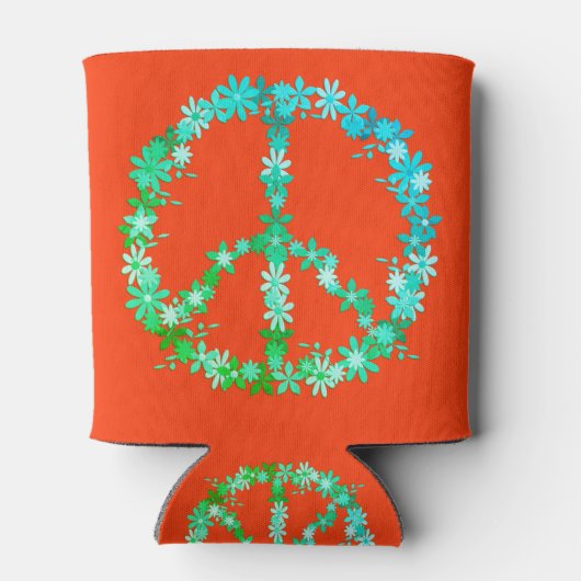 Vredessymbool — blokkracht blikjeskoeler (Achterkant)