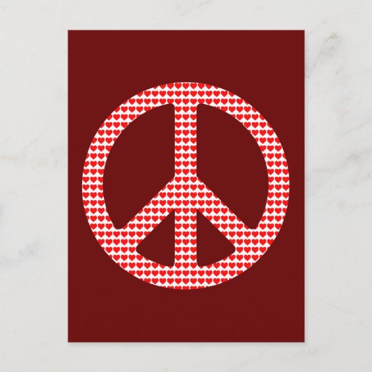 Vredessymbool Briefkaart (Voorkant)