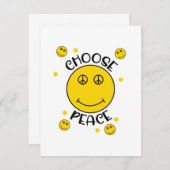 Vredessymbool Emoji Face (Voorkant / Achterkant)