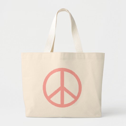 vredessymbool grote tote bag (Voorkant)