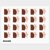 Vredessymbool op de wand, sticker (Vel)