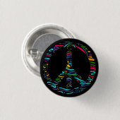 Vredessymbool Ronde Button 3,2 Cm (Voorkant /achterkant)