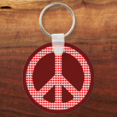 Vredessymbool Sleutelhanger (Voorkant)