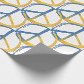 VREDESSYMBOOL Teken Oekraïense vlag Cadeaupapier (Hoek)