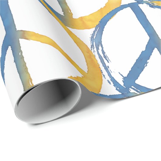 VREDESSYMBOOL Teken Oekraïense vlag Cadeaupapier (Rol Hoek)