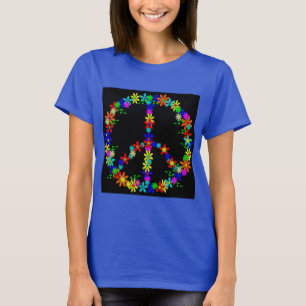 Vredessymbool ventilator t-shirt